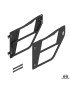 Drzwi rurowe Open Frame aluminiowe, tyl, para, JL/JT