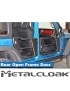 Drzwi rurowe Open Frame aluminiowe, tyl, para, JL/JT