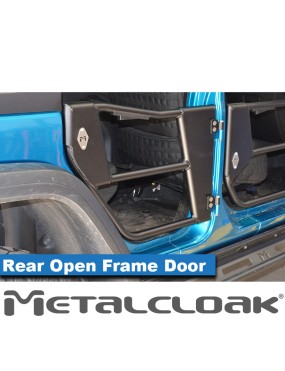 Drzwi rurowe Open Frame aluminiowe, tyl, para, JL/JT