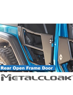 Drzwi rurowe Open Frame aluminiowe, tyl, para, JL/JT
