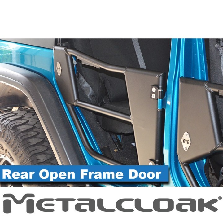 Drzwi rurowe Open Frame aluminiowe, tyl, para, JL/JT METALCLOAK - ujęcie 4