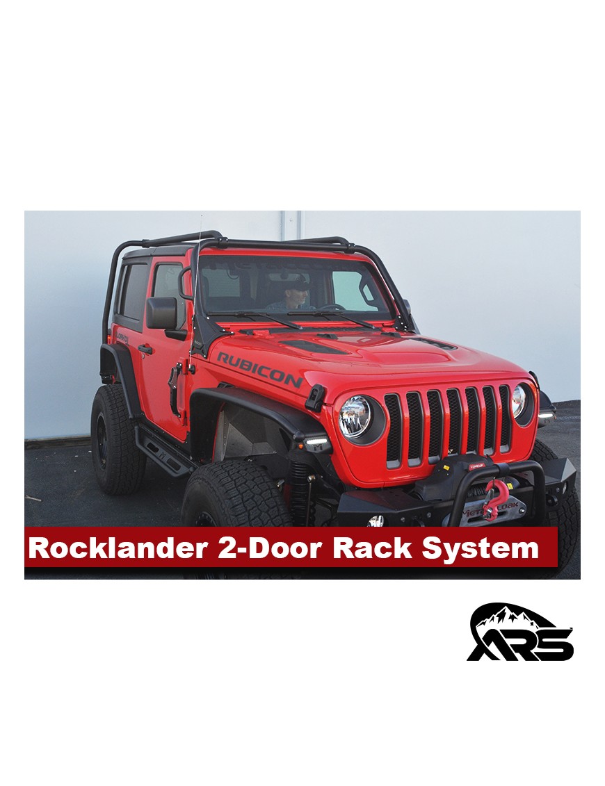 Bagaznik dachowy Rocklander, kompletny system, JL 2D