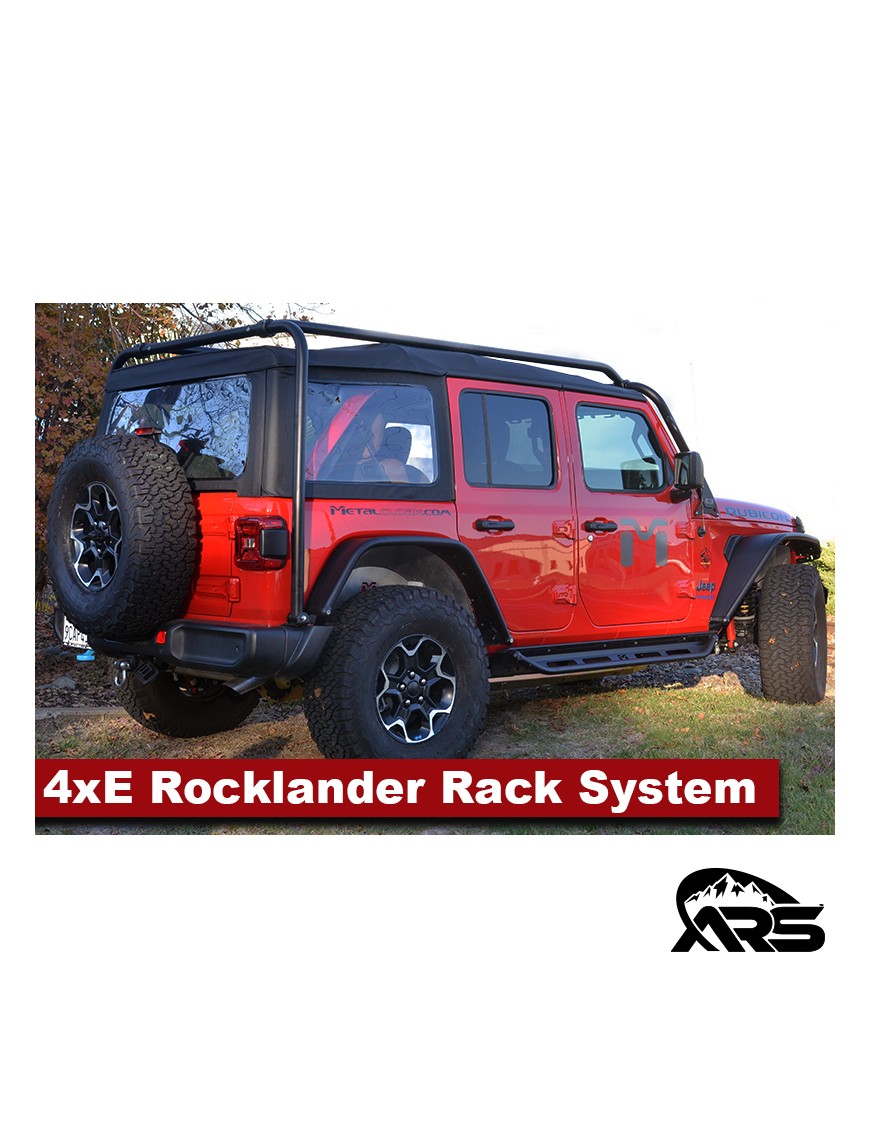 Bagaznik dachowy Rocklander, kompletny system, JL 4xe 4D