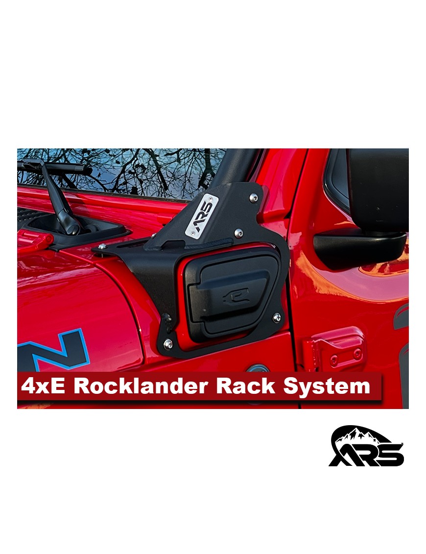 Bagaznik dachowy Rocklander, kompletny system, JL 4xe 4D