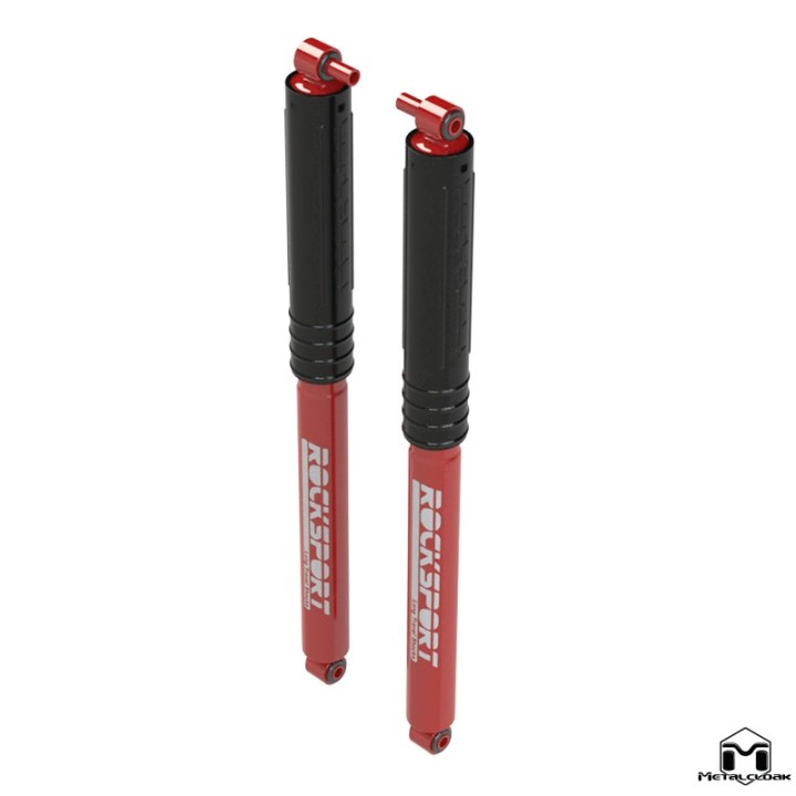 Amortyzatory tylne RockSport RED Long(er) Travel, para, JL Wrangler METALCLOAK
