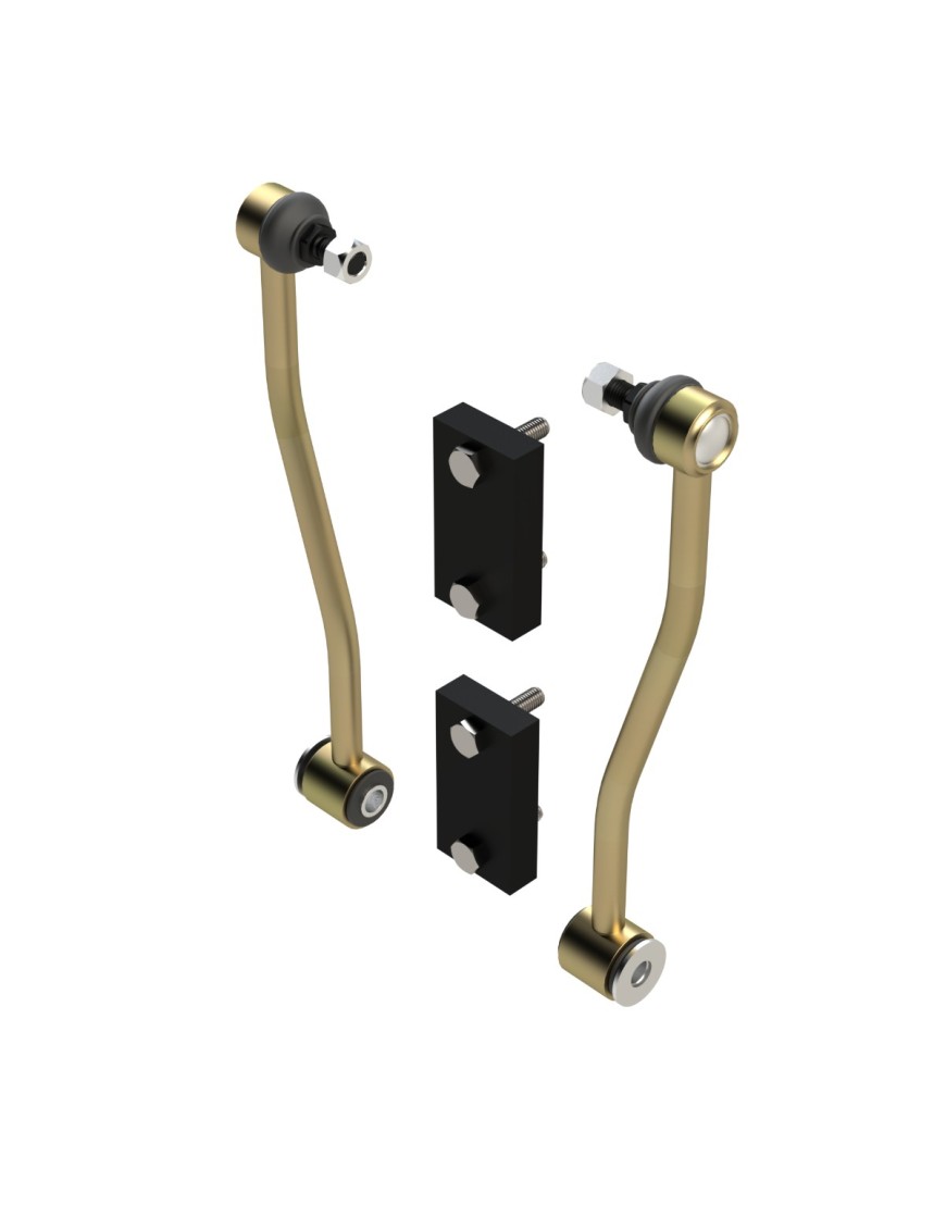 Zestaw przedluzonych lacznikow stabilizatora tylnego 12", JL Wrangler