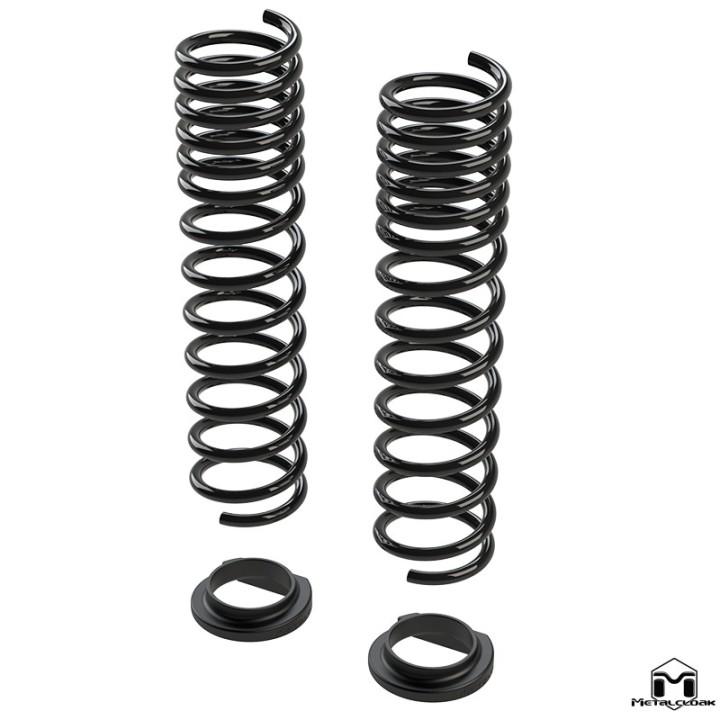 Sprezyny True Dual Rate przednie 4,5" (JL 4D) / 5,5" (JL 2D) / 3,5" (JT), para METALCLOAK