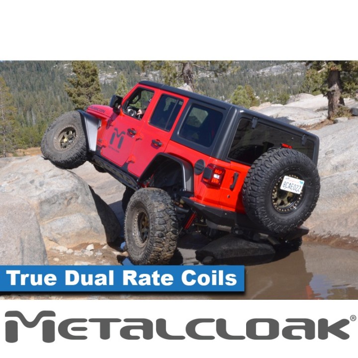 Sprezyny True Dual Rate tylne 4,5", para, JL Wrangler 4D METALCLOAK - ujęcie 2