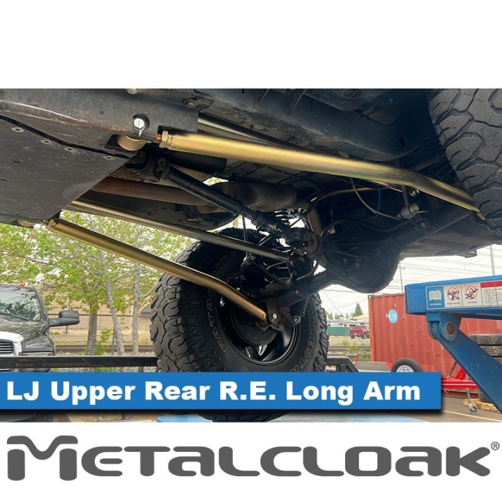 Gorne tylne wahacze long arm do zawieszenia Rubicon Express, LJ METALCLOAK - ujęcie 3