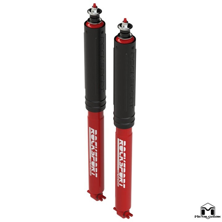 Amortyzatory RockSport RED Long Travel przednie, para, TJ/LJ METALCLOAK - ujęcie 2