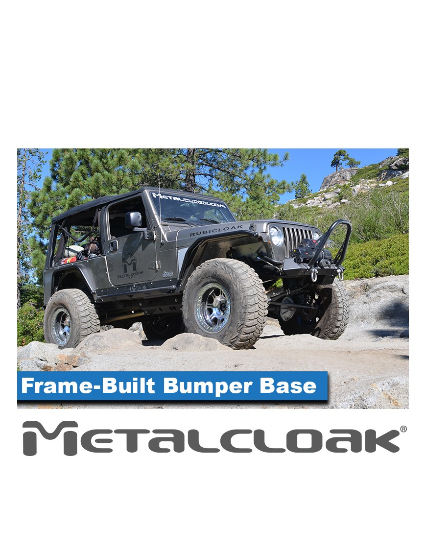 Baza zderzaka przedniego Frame-Built, stal walcowana na goraco, YJ/TJ/LJ