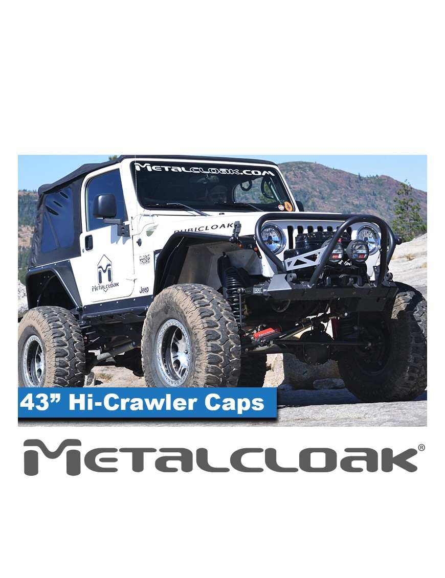 Czapki Hi Crawler 43" do bazy Frame-Built, CJ/YJ/TJ/LJ