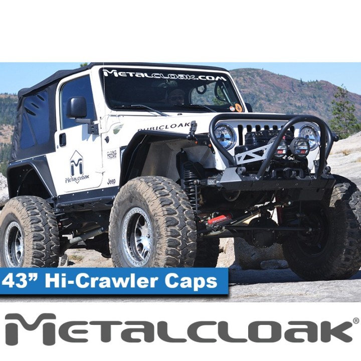 Czapki Hi Crawler 43" do bazy Frame-Built, CJ/YJ/TJ/LJ METALCLOAK - ujęcie 2