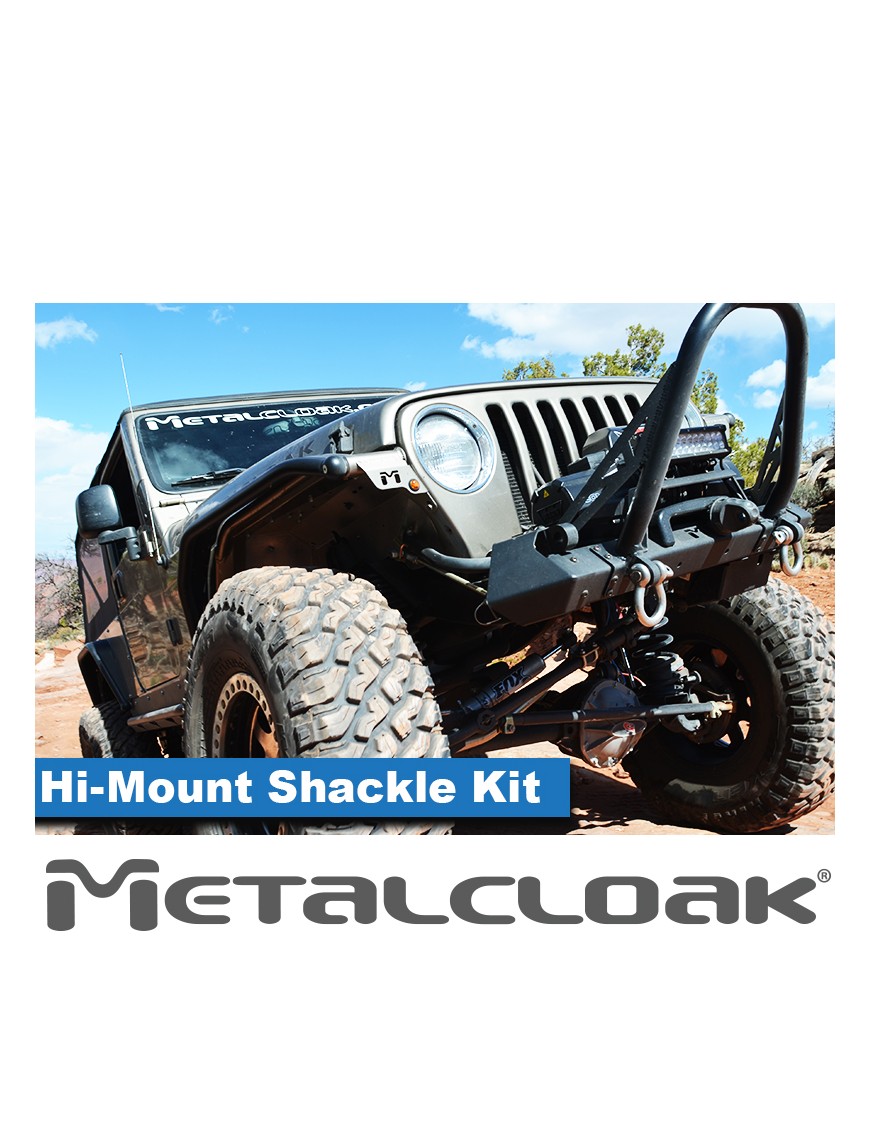 System szekli Hi-Mount do zderzaka Frame-Built, CJ/YJ/TJ/LJ