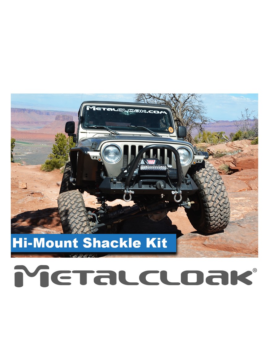 System szekli Hi-Mount do zderzaka Frame-Built, CJ/YJ/TJ/LJ