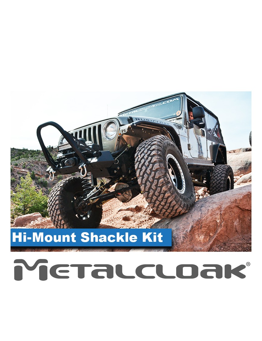 System szekli Hi-Mount do zderzaka Frame-Built, CJ/YJ/TJ/LJ