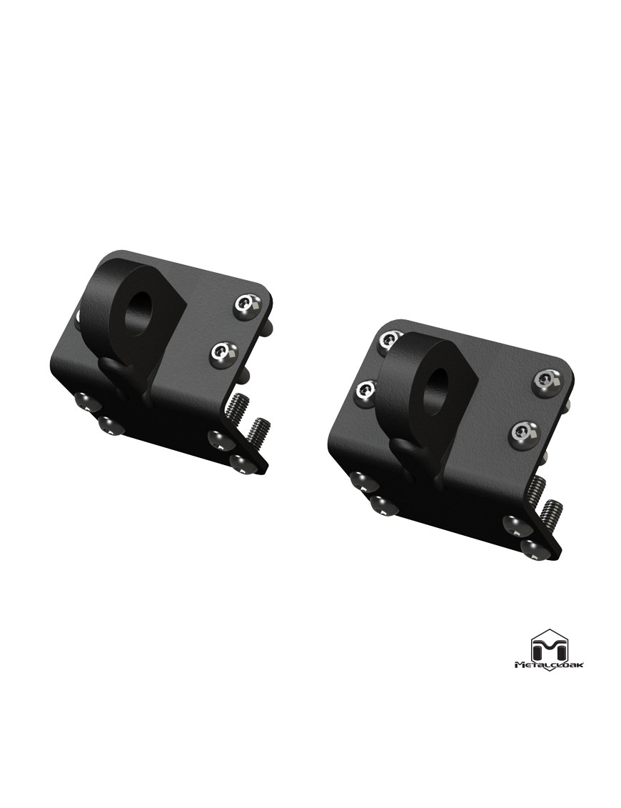 Mocowania szekli pod katem do przodu, zderzak Frame-Built