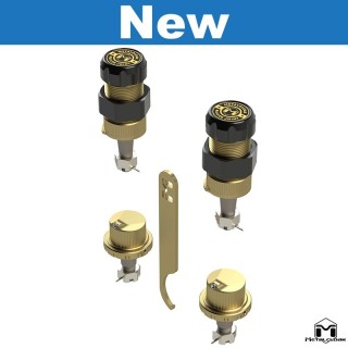 Sworznie kulowe Baller Joints radelkowane, komplet, TJ/LJ i Dana 30/44 METALCLOAK