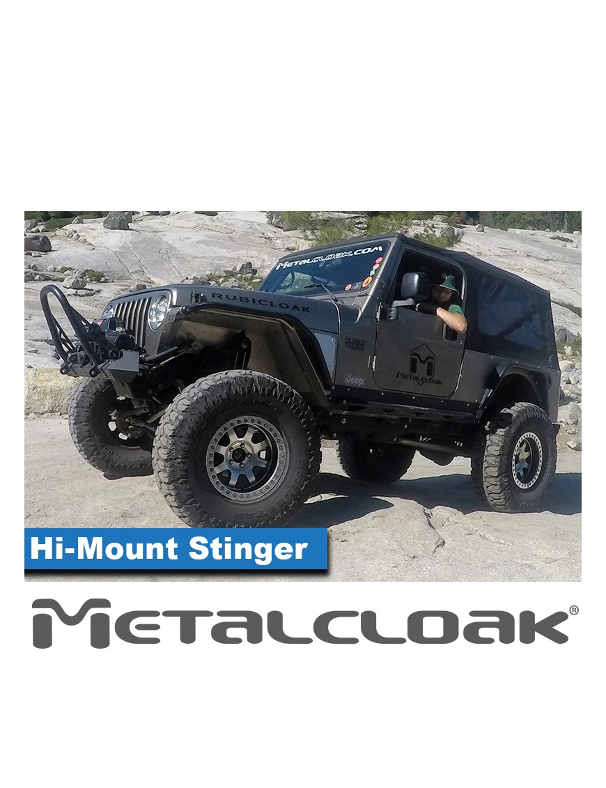 Stinger bulbar Hi-Mount do zderzaka Frame-Built, YJ/TJ/LJ