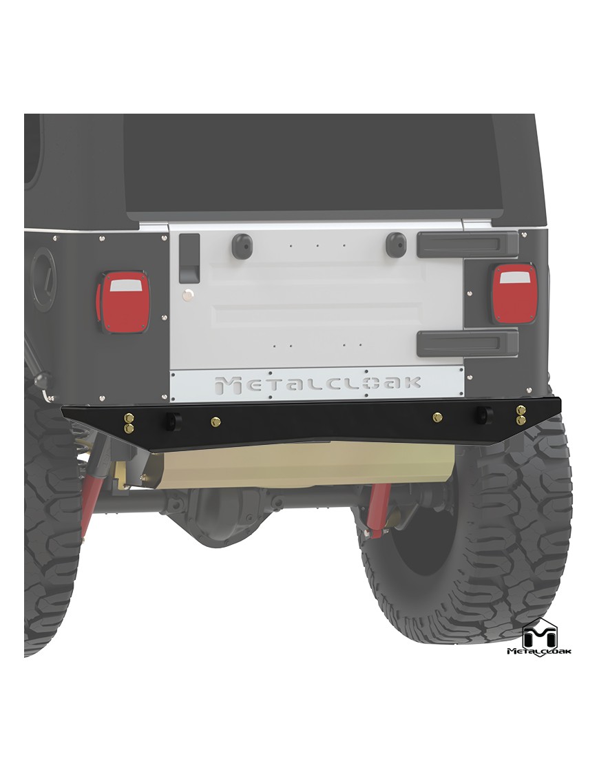 Zderzak tylny SlimCrawler, niskoprofilowy, TJ/LJ/YJ Wrangler