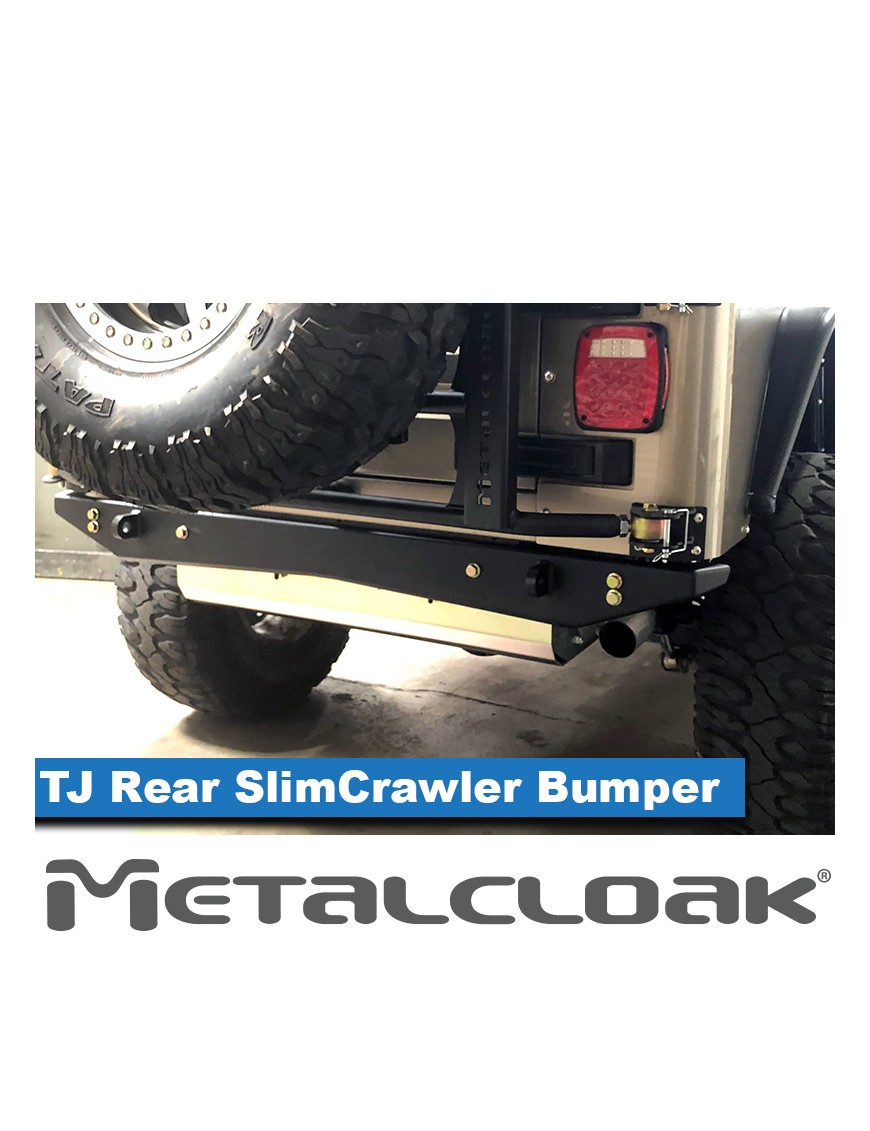 Zderzak tylny SlimCrawler, niskoprofilowy, TJ/LJ/YJ Wrangler