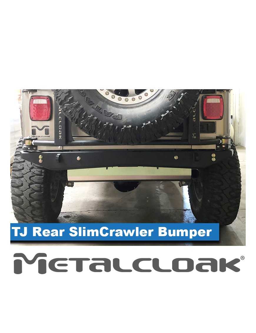 Zderzak tylny SlimCrawler, niskoprofilowy, TJ/LJ/YJ Wrangler