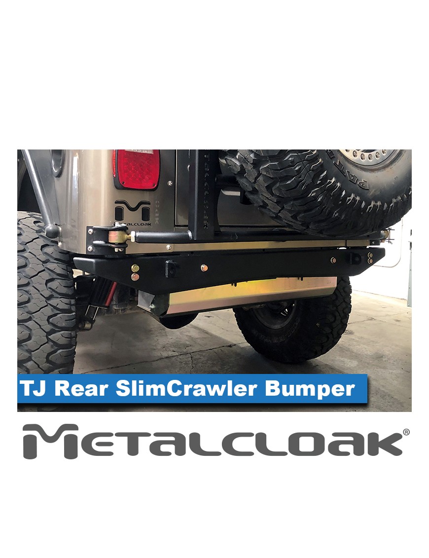 Zderzak tylny SlimCrawler, niskoprofilowy, TJ/LJ/YJ Wrangler