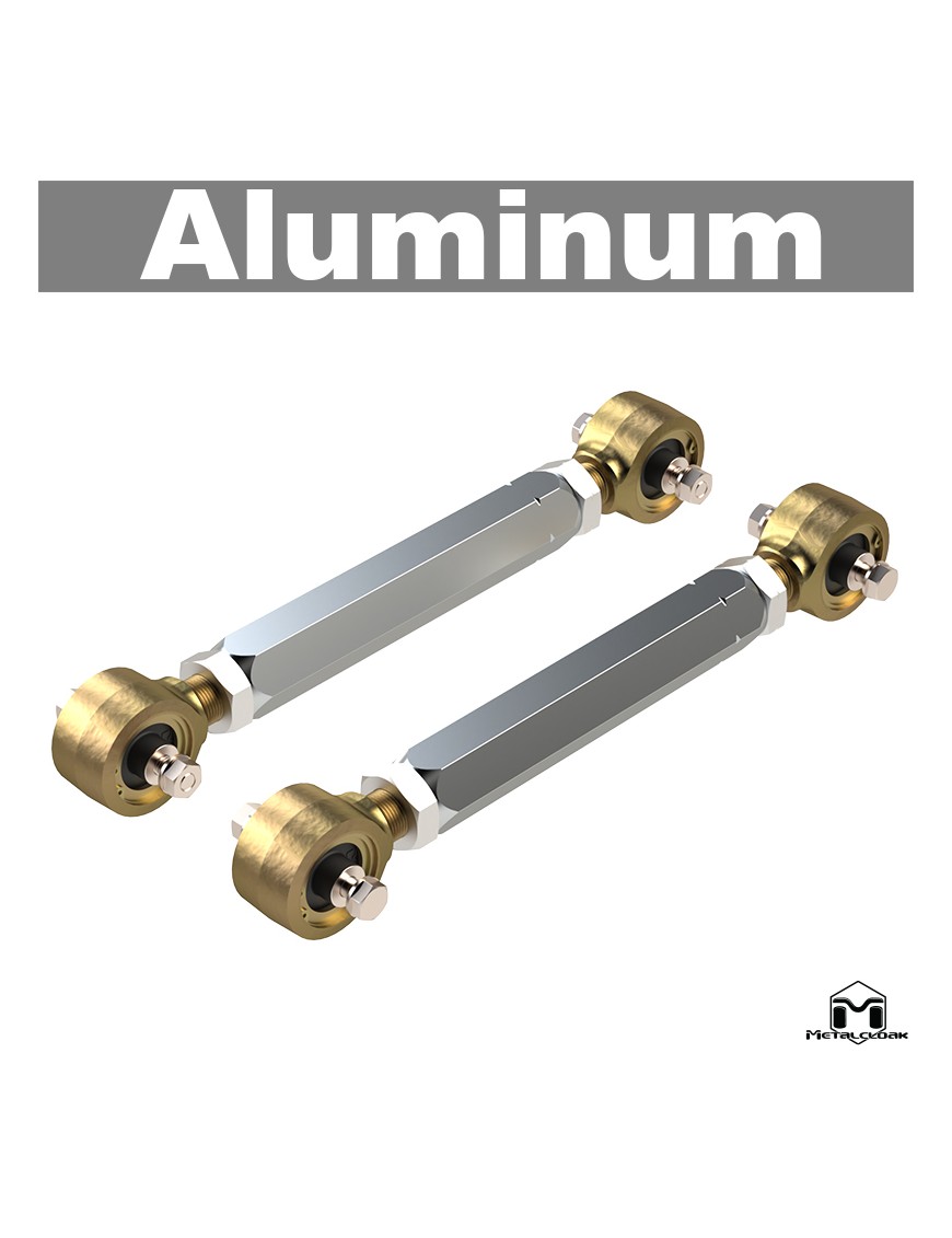 Wahacze aluminiowe z podwojna regulacja, gorne tylne, para, TJ/LJ