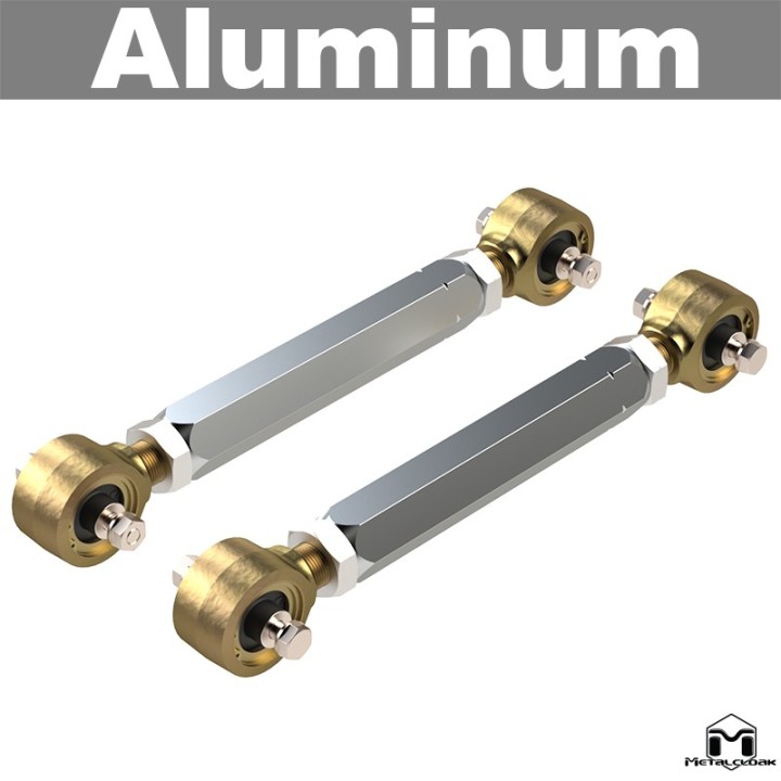 Wahacze aluminiowe z podwojna regulacja, gorne tylne, para, TJ/LJ METALCLOAK - ujęcie 2