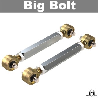 Wahacze aluminiowe "Big Bolt" z podwojna regulacja, gorne tylne, para, TJ/LJ METALCLOAK