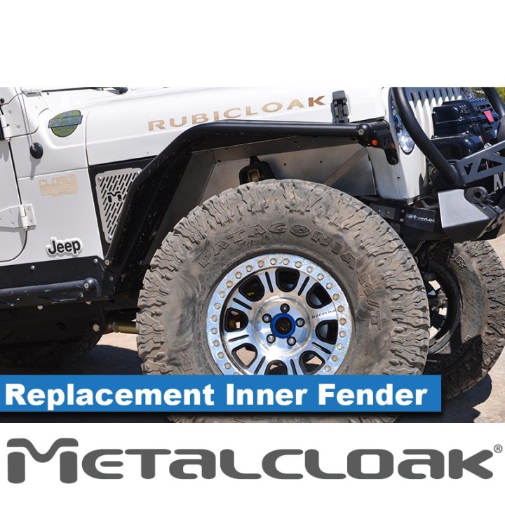 Aluminiowe wypelnienie nadkola na wymiane, seria Builder, TJ/LJ METALCLOAK - ujęcie 4