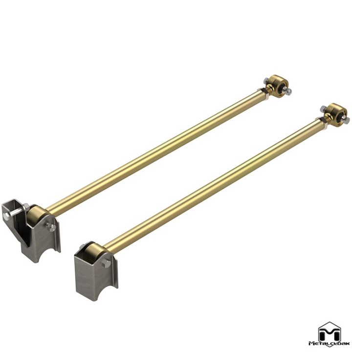 Gorne tylne wahacze long arm z wspornikami do przyspawania, para, LJ METALCLOAK
