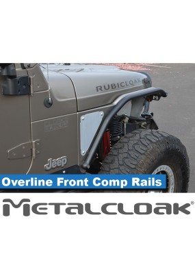 Listwa Rub Rail Overline 1,5", para, TJ/LJ/YJ, czarna powloka proszkowa