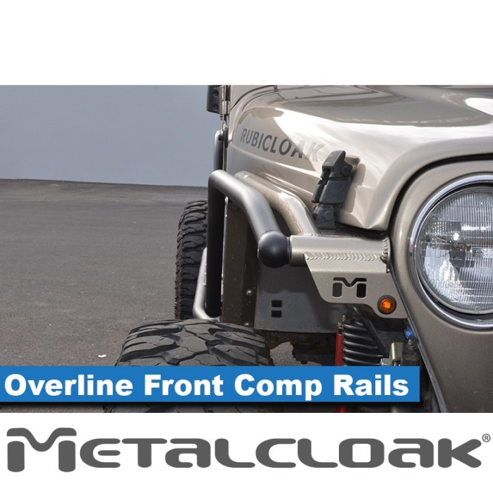 Listwa Rub Rail Overline 1,5", para, TJ/LJ/YJ, czarna powloka proszkowa METALCLOAK - ujęcie 4