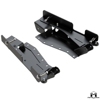 System wspornikow ramowych do zawieszenia long arm, TJ/LJ METALCLOAK