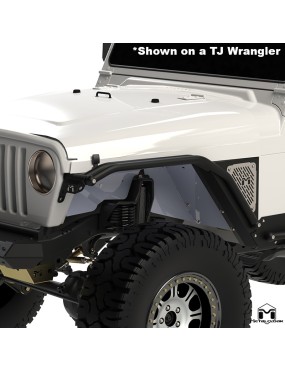 Listwa Rub Rail Overline 1,5", para, TJ/LJ/YJ, czarna powloka proszkowa
