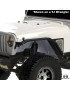 Listwa Rub Rail Overline 1,5", para, TJ/LJ/YJ, czarna powloka proszkowa