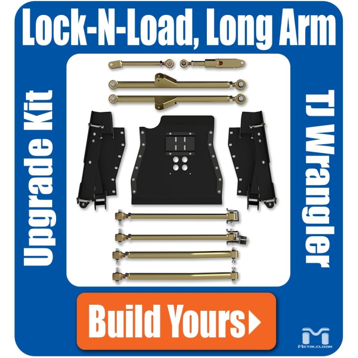 Srodkowa sekcja plyty podwoziowej long arm, roczniki 2003-2006, TJ/LJ METALCLOAK - ujęcie 3