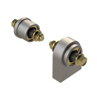 Wspornik Duroflex do przyspawania z tuleja mostu, TJ/LJ METALCLOAK