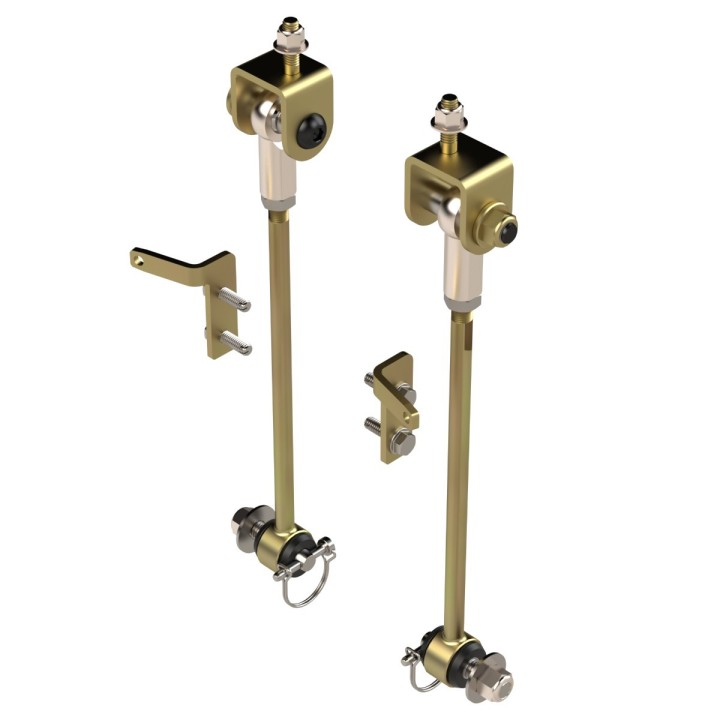Szybkozlacza stabilizatora przedniego 13", para, TJ/LJ METALCLOAK