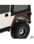 Listwa Rub Rail tylna 1,5", para, TJ/LJ/YJ/CJ7/CJ8, czarna powloka proszkowa