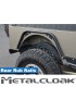 Listwa Rub Rail tylna 1,5", para, TJ/LJ/YJ/CJ7/CJ8, czarna powloka proszkowa