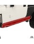 Progi Rocker Rail, para, TJ Unlimited/LJ i CJ-8, czarna powloka proszkowa