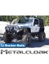 Progi Rocker Rail, para, TJ Wrangler, czarna powloka proszkowa