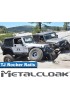 Progi Rocker Rail, para, TJ Wrangler, czarna powloka proszkowa