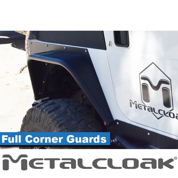 Pelne oslony naroznikow, para, TJ Wrangler METALCLOAK - ujęcie 4