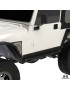 Progi Rocker Rail, para, TJ Wrangler, czarna powloka proszkowa