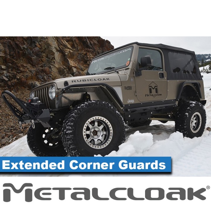 Przedluzone oslony naroznikow, para, LJ Wrangler METALCLOAK - ujęcie 3