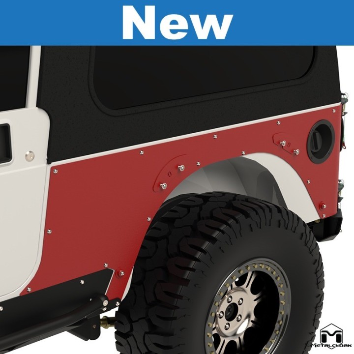 Oslony naroznikow 5" Mod Stretched, para, LJ Wrangler METALCLOAK