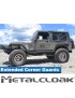 Przedluzone oslony naroznikow, para, LJ Wrangler, aluminium